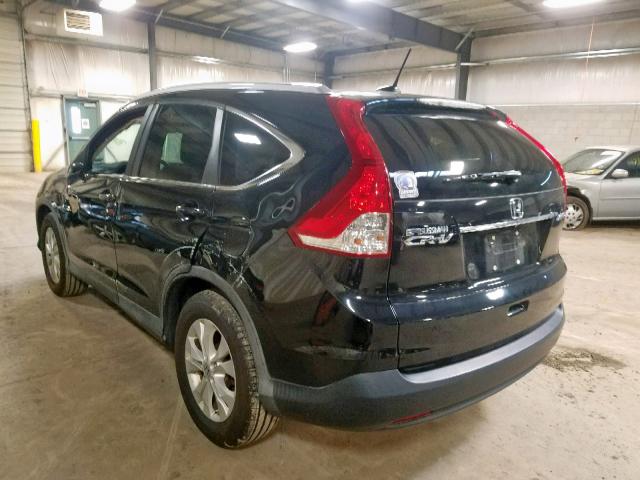 2HKRM4H71DH647780 - 2013 HONDA CR-V EXL BLACK photo 3