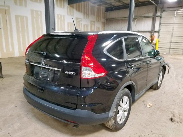 2HKRM4H71DH647780 - 2013 HONDA CR-V EXL BLACK photo 4