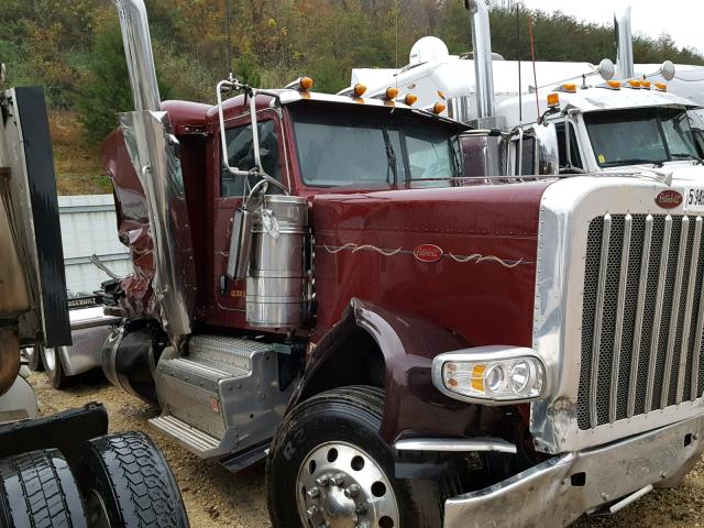 1XPXDP9X3GD344791 - 2016 PETERBILT 389 BURGUNDY photo 9