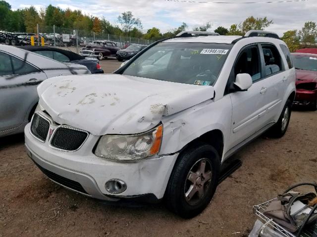 2CKDL63F876092268 - 2007 PONTIAC TORRENT WHITE photo 2