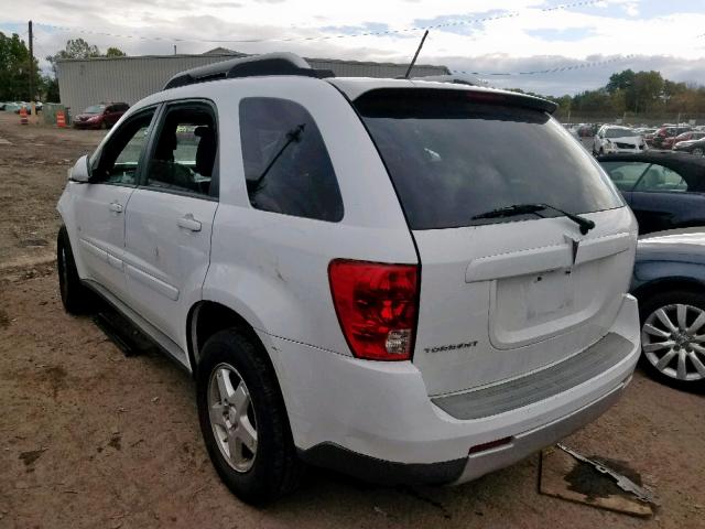 2CKDL63F876092268 - 2007 PONTIAC TORRENT WHITE photo 3