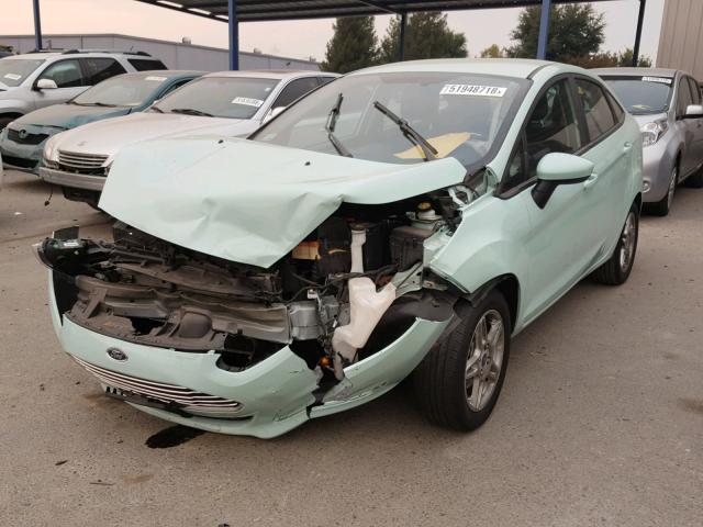 3FADP4BJ0HM144740 - 2017 FORD FIESTA SE TURQUOISE photo 2