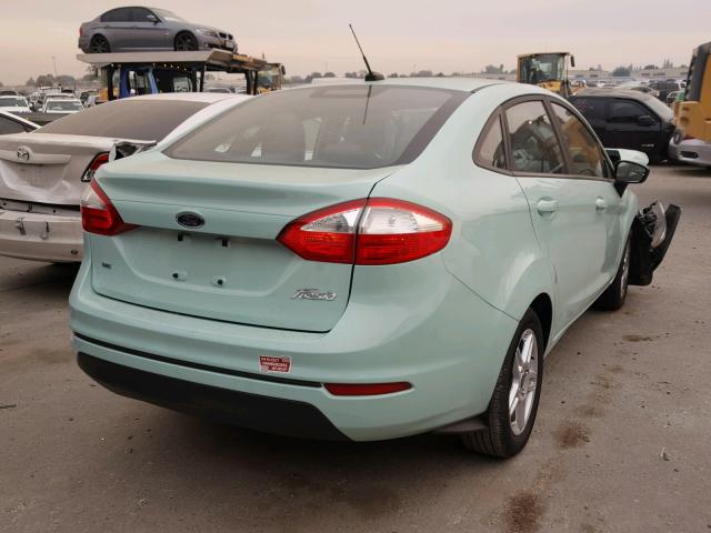 3FADP4BJ0HM144740 - 2017 FORD FIESTA SE TURQUOISE photo 4