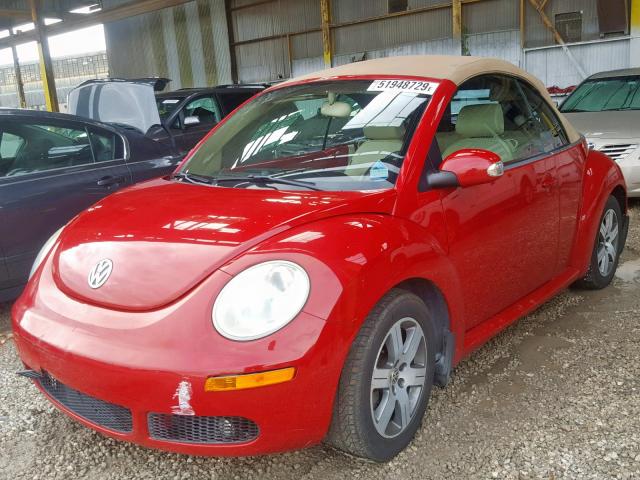 3VWRF31Y56M331865 - 2006 VOLKSWAGEN NEW BEETLE 红色 照片 2