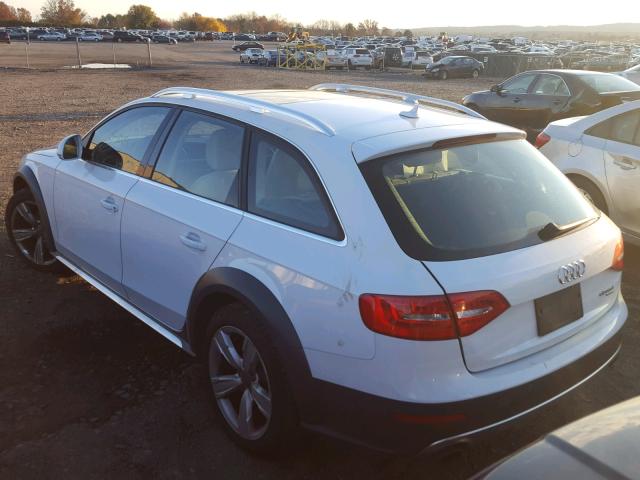 WA1UFAFL1EA057357 - 2014 AUDI A4 ALLROAD WHITE photo 3