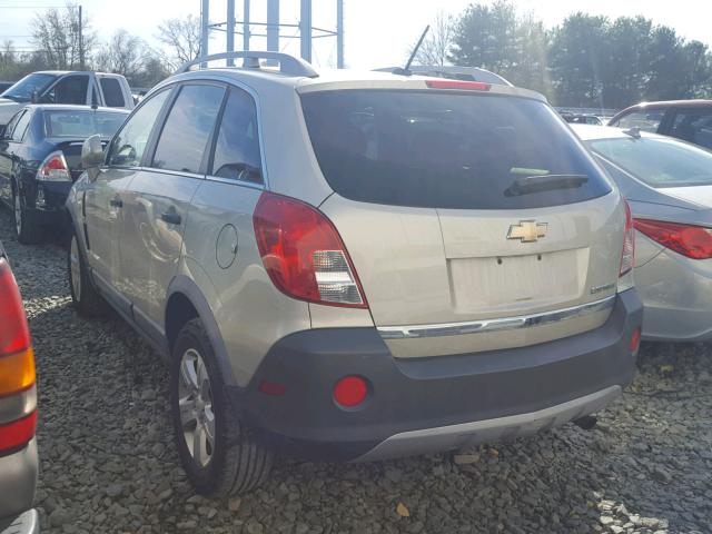 3GNAL2EK0DS637641 - 2013 CHEVROLET CAPTIVA LS 金色 照片 3