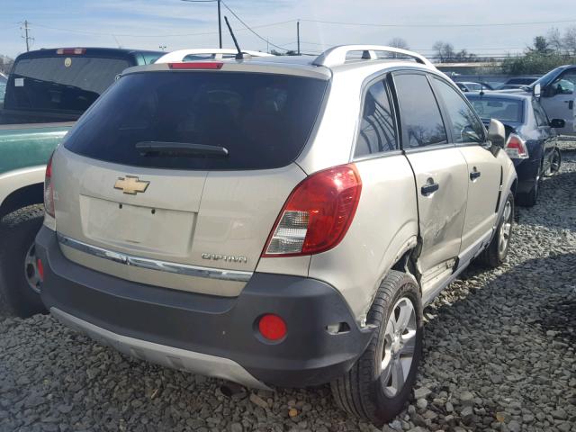 3GNAL2EK0DS637641 - 2013 CHEVROLET CAPTIVA LS 金色 照片 4