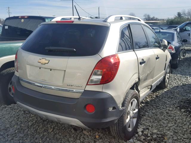 3GNAL2EK0DS637641 - 2013 CHEVROLET CAPTIVA LS GOLD photo 4