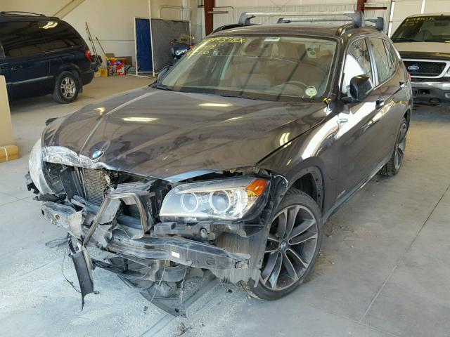 WBAVL1C57EVY12137 - 2014 BMW X1 XDRIVE2 GRAY photo 2