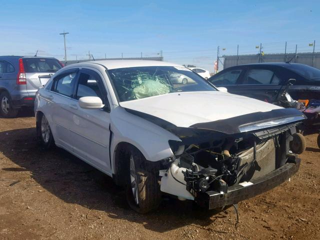 1C3CCBAB4DN578888 - 2013 CHRYSLER 200 LX WHITE photo 1