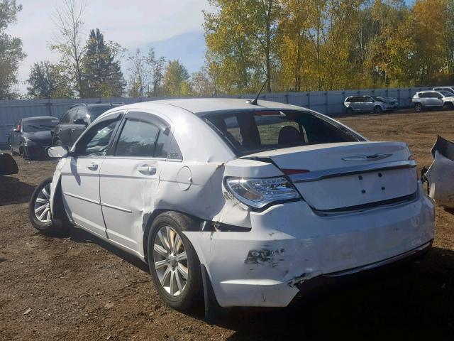 1C3CCBAB4DN578888 - 2013 CHRYSLER 200 LX WHITE photo 3