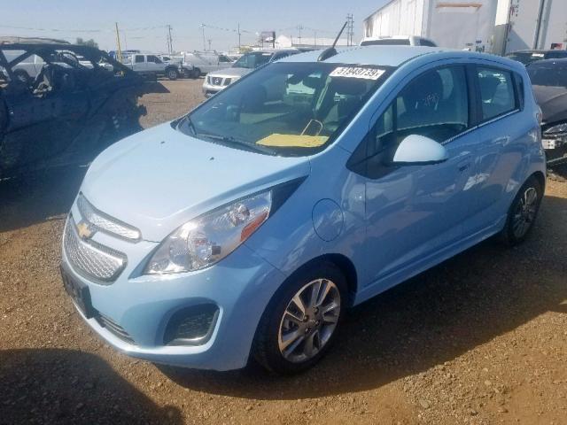 KL8CL6S01GC636108 - 2016 CHEVROLET SPARK EV 2 BLUE photo 2