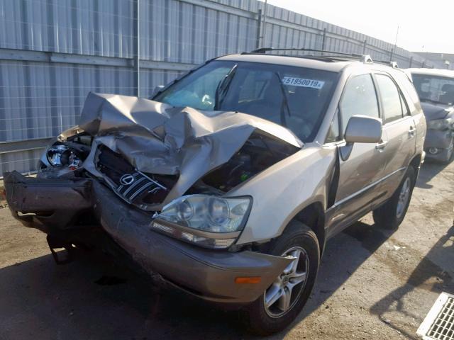 JTJHF10U510207735 - 2001 LEXUS RX 300 TAN photo 2