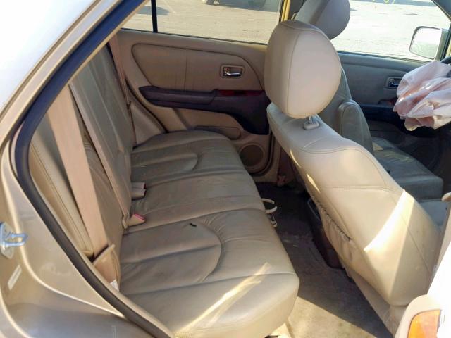 JTJHF10U510207735 - 2001 LEXUS RX 300 TAN photo 6