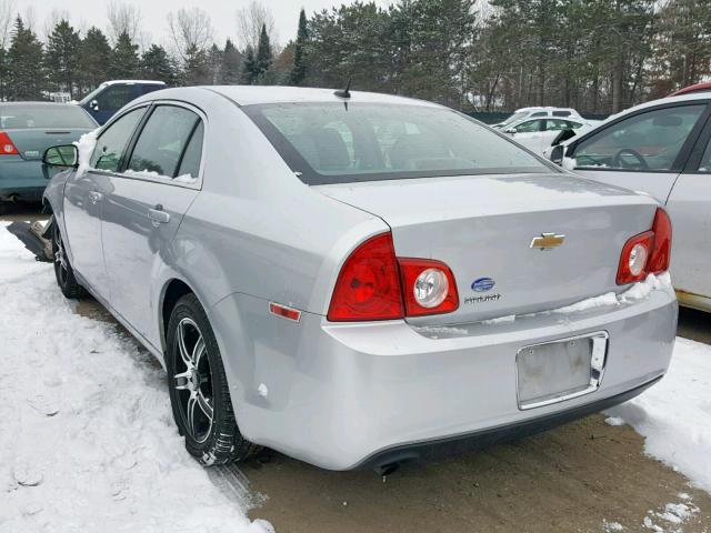 1G1ZB5EB2A4143074 - 2010 CHEVROLET MALIBU LS SILVER photo 3