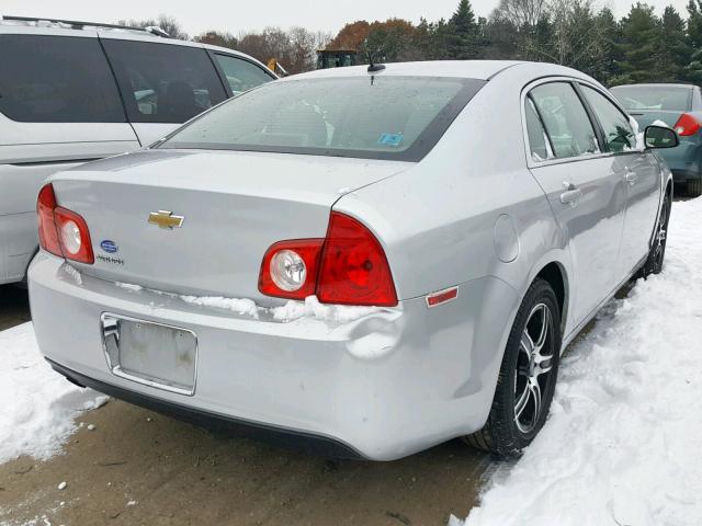 1G1ZB5EB2A4143074 - 2010 CHEVROLET MALIBU LS SILVER photo 4