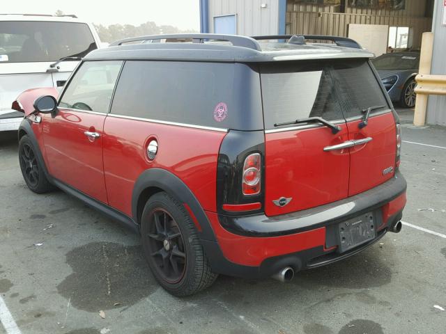 WMWZG3C54BTY35593 - 2011 MINI COOPER S C RED photo 3