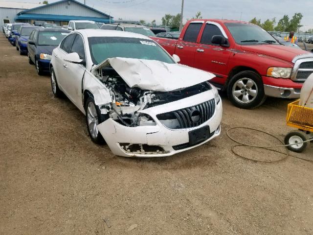 2G4GN5EXXE9199473 - 2014 BUICK REGAL PREM WHITE photo 1