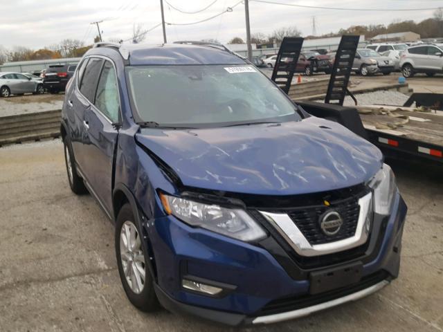 5N1AT2MV6JC802013 - 2018 NISSAN ROGUE SV BLUE photo 9