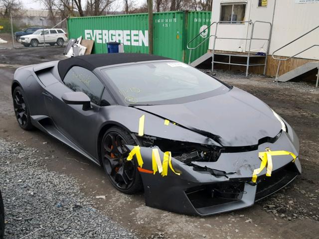 ZHWUR2ZF8HLA07504 - 2017 LAMBORGHINI HURACAN GRAY photo 1