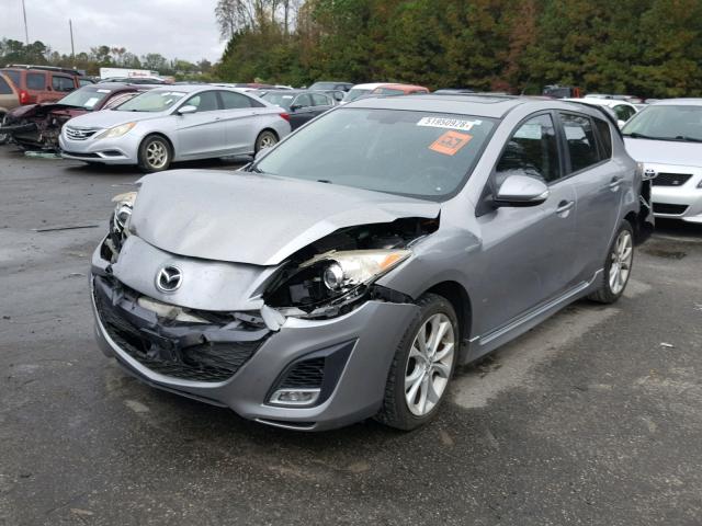 JM1BL1H67A1103412 - 2010 MAZDA 3 S GRAY photo 2