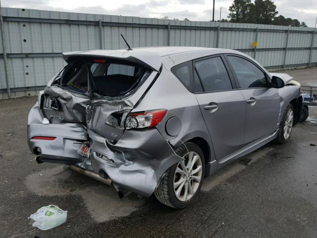 JM1BL1H67A1103412 - 2010 MAZDA 3 S GRAY photo 4