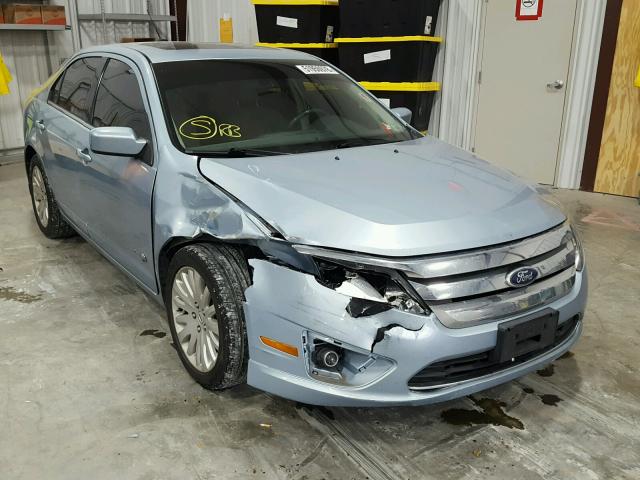 3FADP0L38AR361082 - 2010 FORD FUSION HYB BLUE photo 1