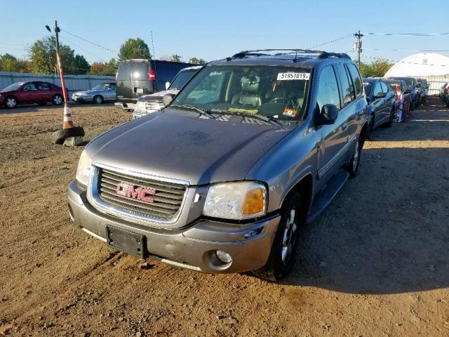 1GKDT13S752222224 - 2005 GMC ENVOY GRAY photo 2