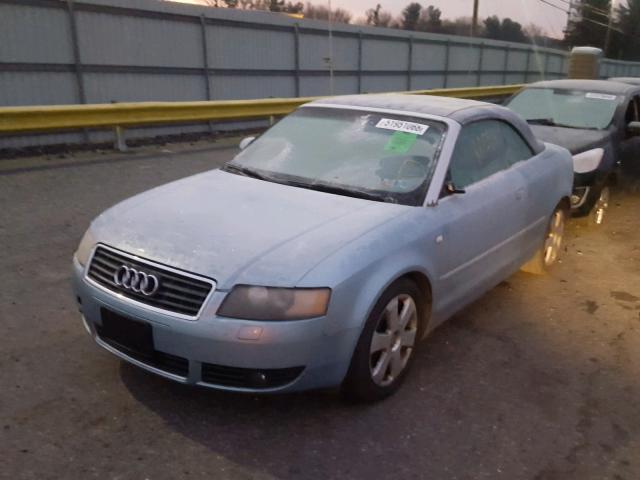 WAUAC48H46K010960 - 2006 AUDI A4 1.8 CAB BLUE photo 2