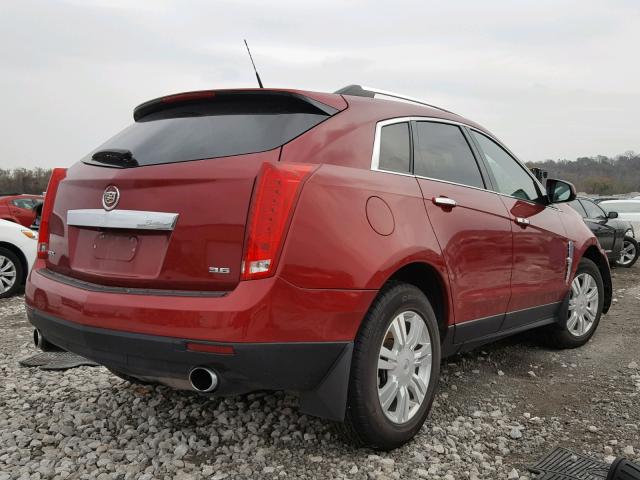 3GYFNAE32CS617623 - 2012 CADILLAC SRX LUXURY RED photo 4