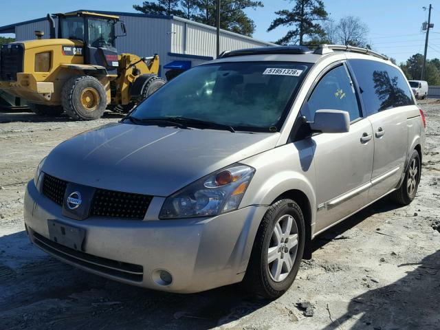 5N1BV28U46N103507 - 2006 NISSAN QUEST S GOLD photo 2