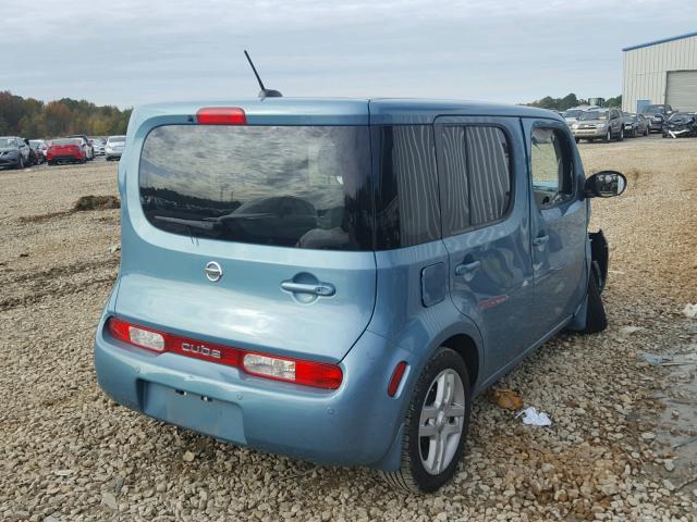 JN8AZ28R89T126020 - 2009 NISSAN CUBE BASE BLUE photo 4