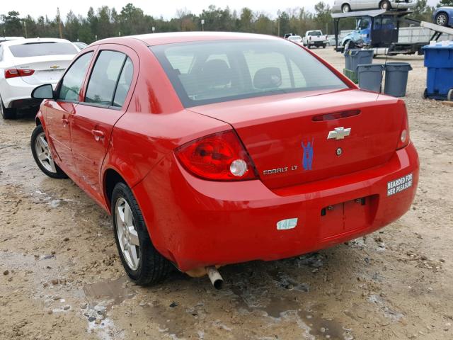 1G1AF5F50A7178379 - 2010 CHEVROLET COBALT 2LT RED photo 3