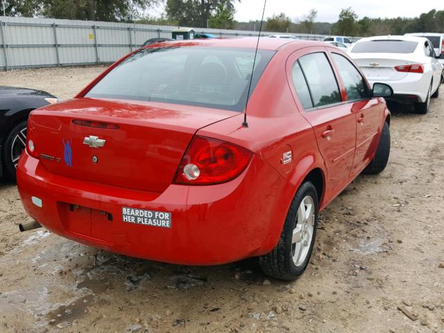 1G1AF5F50A7178379 - 2010 CHEVROLET COBALT 2LT RED photo 4