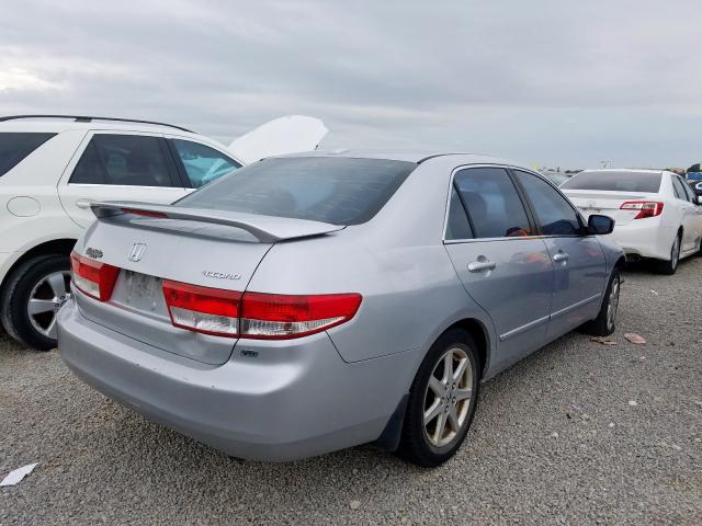 1HGCM66524A036362 - 2004 HONDA ACCORD EX SILVER photo 4