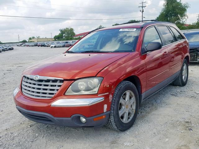 2C8GF68404R296803 - 2004 CHRYSLER PACIFICA RED photo 2