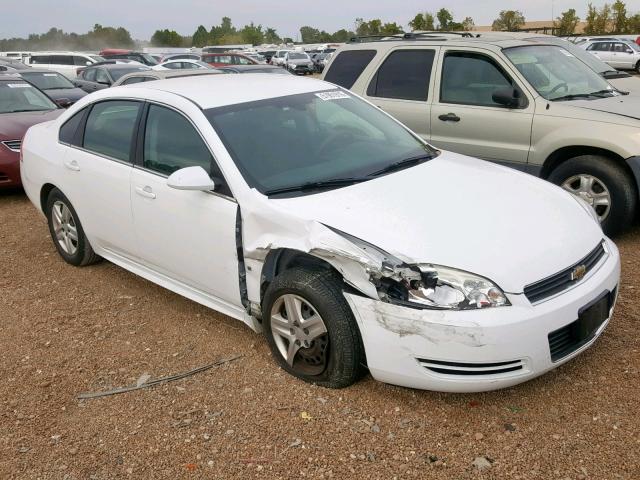 2G1WA5EK0A1117591 - 2010 CHEVROLET IMPALA LS WHITE photo 1