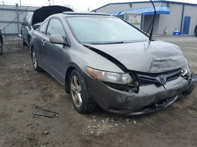 2HGFG12938H577220 - 2008 HONDA CIVIC EXL GRAY photo 1