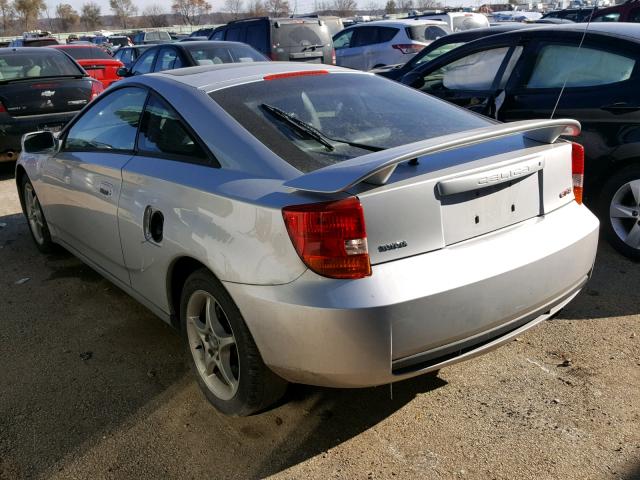 JTDDY32T6Y0033373 - 2000 TOYOTA CELICA SILVER photo 3