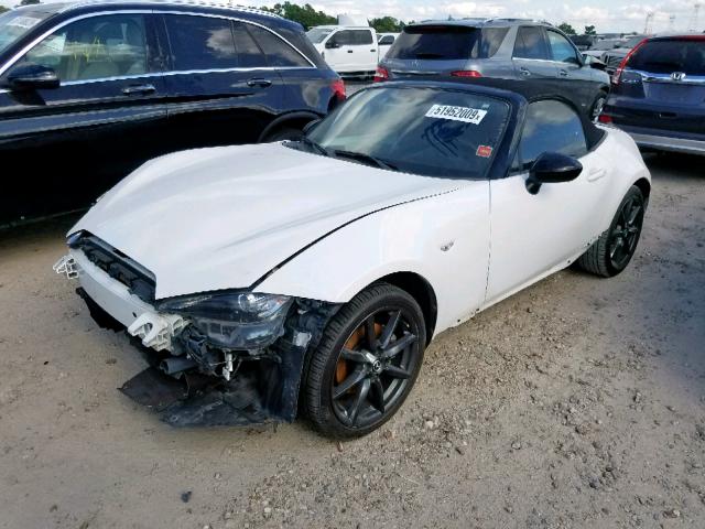 JM1NDAC70G0108430 - 2016 MAZDA MX-5 MIATA WHITE photo 1