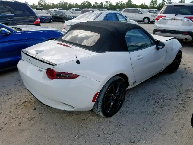 JM1NDAC70G0108430 - 2016 MAZDA MX-5 MIATA WHITE photo 4