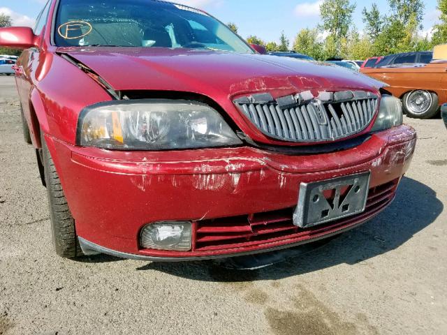 1LNHM87A24Y660807 - 2004 LINCOLN LS 红色 照片 9