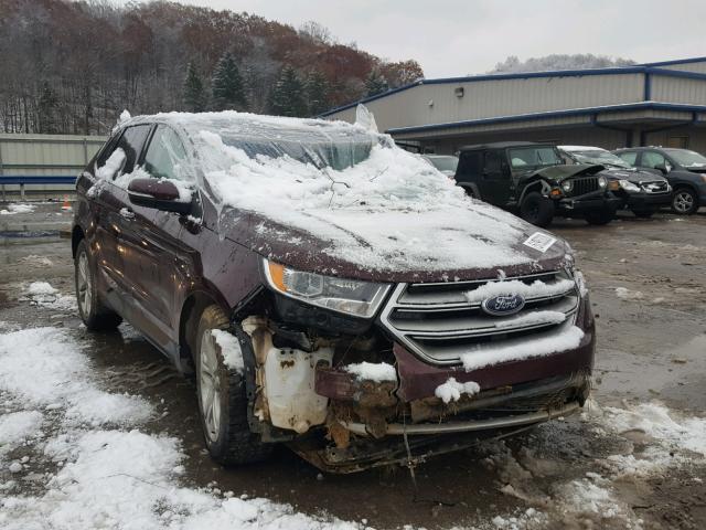 2FMPK4K95HBB78486 - 2017 FORD EDGE TITAN PURPLE photo 1