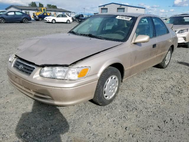 4T1BG22K7YU739624 - 2000 TOYOTA CAMRY CE GOLD photo 2