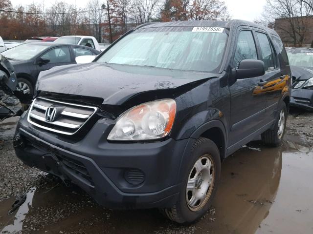 SHSRD78576U425688 - 2006 HONDA CR-V LX BLACK photo 2