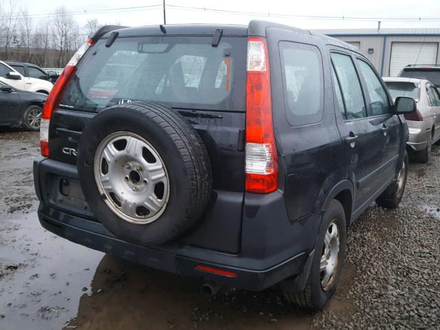 SHSRD78576U425688 - 2006 HONDA CR-V LX BLACK photo 4