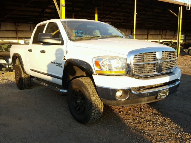 1D7KS28C56J237413 - 2006 DODGE RAM 2500 S WHITE photo 1