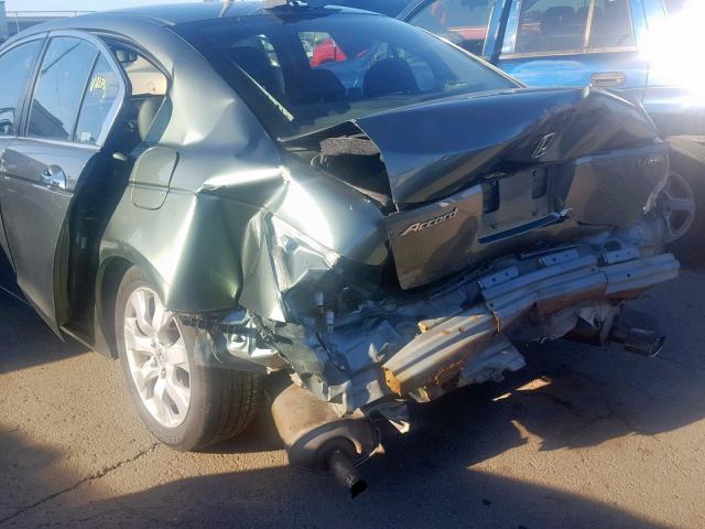 1HGCP36879A051334 - 2009 HONDA ACCORD EXL GREEN photo 9