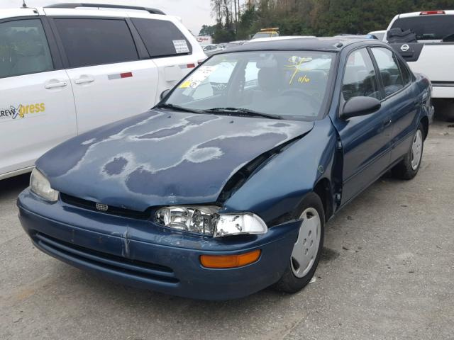 1Y1SK5366PZ060561 - 1993 GEO PRIZM BASE BLUE photo 2