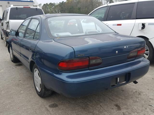 1Y1SK5366PZ060561 - 1993 GEO PRIZM BASE BLUE photo 3